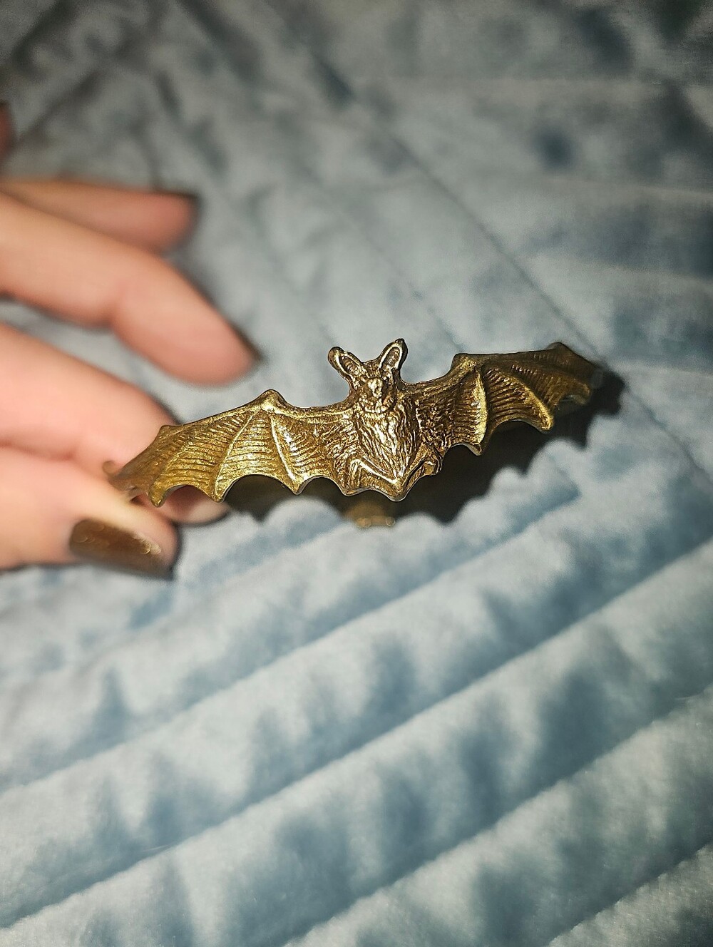 NWOT! Elvira Objects Of Desire Vampire Bat Bracelet In Antique Bronze